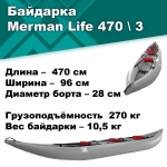 Байдарка надувная Мерман Лайф 470/3, Merman Life 470/3