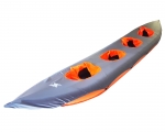Merman Life 640/4 четырёхместная байдарка, с фартуком, цвет оранжевый